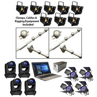 Complete Stage Lighting Installation Package Gold Level