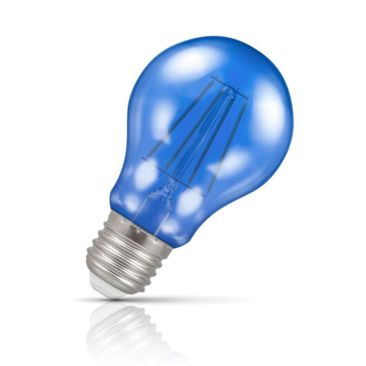 Crompton GLS LED Light Bulb E27 4.5W (25W Eqv) Blue IP65 Harlequin
