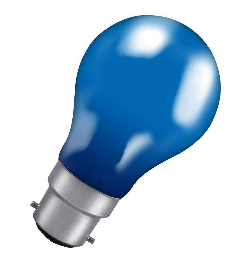 Crompton Lamps 40W GLS B22 Dimmable Colourglazed IP65 Blue