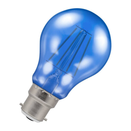 Crompton Lamps LED GLS 4.5W B22 Harlequin IP65 Blue Translucent