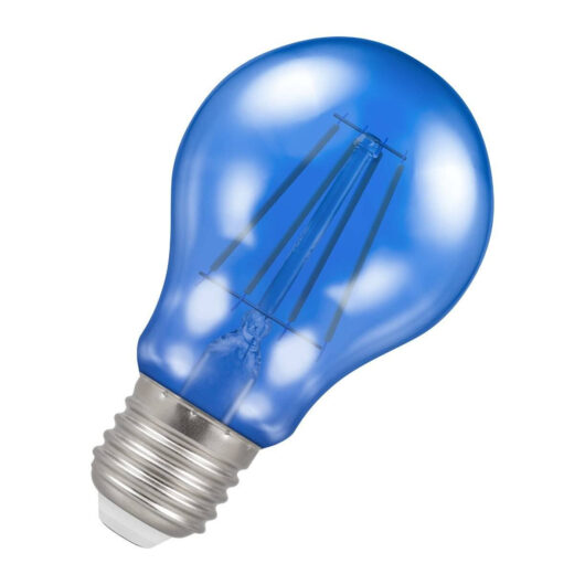 Crompton Lamps LED GLS 4.5W E27 Harlequin IP65 Blue Translucent