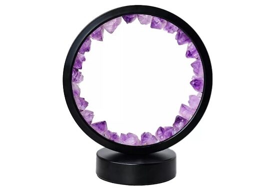 LED Rechargeable Crystal Cluster Lamp - 5 Crystal Options & 2 Light Colours!
