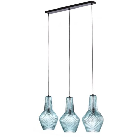 Lindby - Ceiling Lightdimmable 'Drakar' made of Glass for Living Room & Dining Room