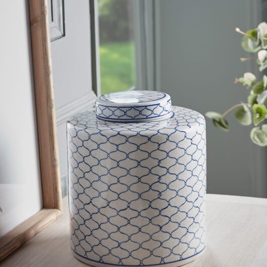 Blue Maroq Ginger Jar