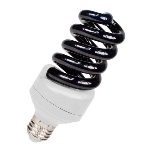 Prolite Ultraviolet T2 Helix Spiral 25W E27 UV-A Blacklight-Blue Purple