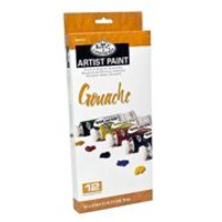 Royal Langnickel 12 X 21ml Tubes Artist Gouache Colour Paints