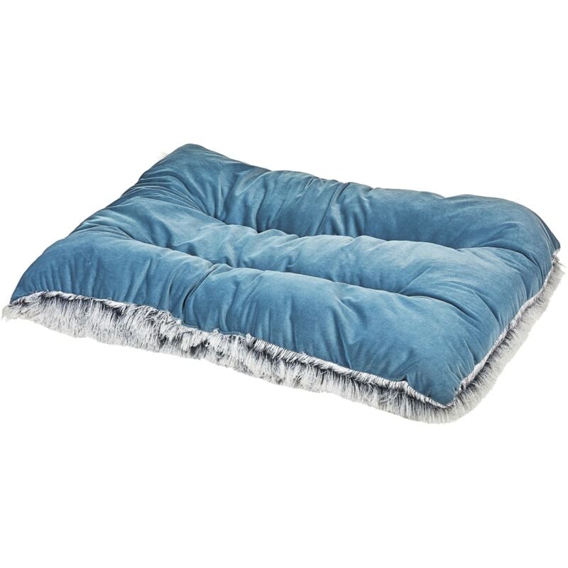 Pet Bed ERGANI Velvet Blue