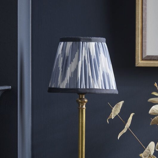 16cm Clip On Ikat Shade - Blue