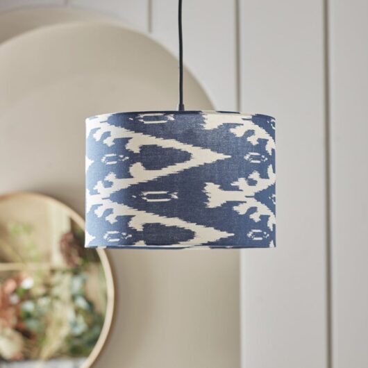 Blue Ikat Shade - Small