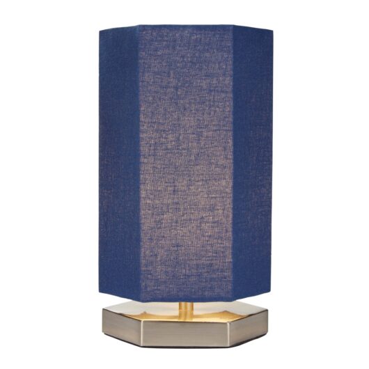 Glow Hexagon Table Lamp - Blue