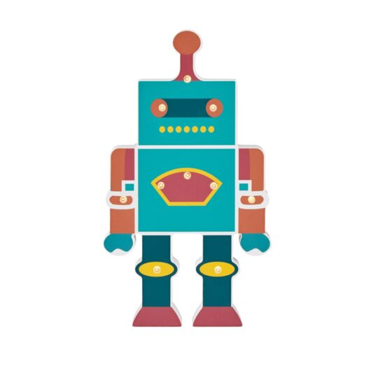 Glow Robot Table Lamp - Blue