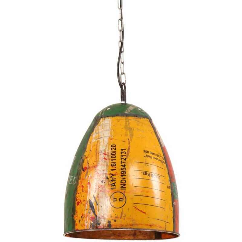 Industrial Hanging Lamp 25 w Multicolour Round 32 cm E27 Vidaxl