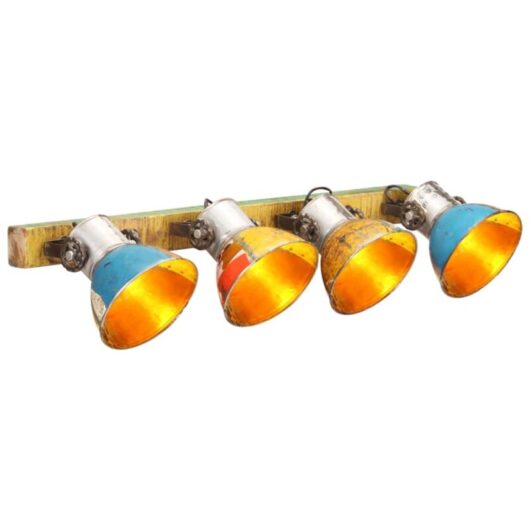 Industrial Wall Lamp Multicolour 90x25 cm E27 vidaXL