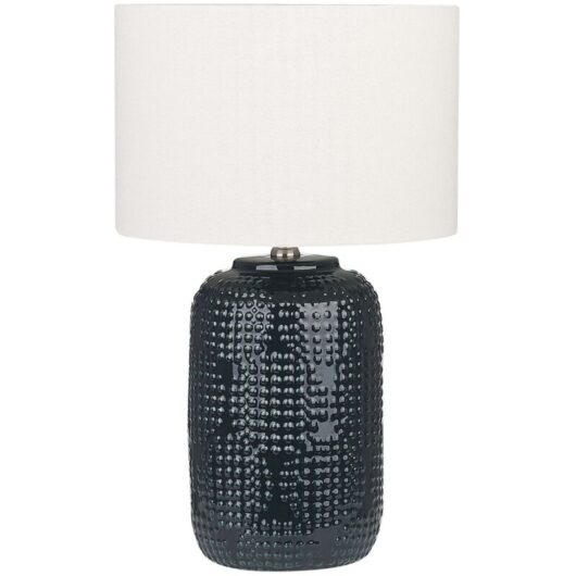 Table Lamp MUSSEL Ceramic Dark Blue