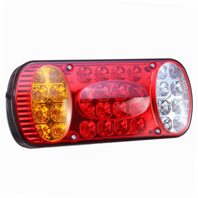 2 PCS 12V 32 LED Rear Stop Light Brake Indicator Lamp for Truck, Trailer, Caravan