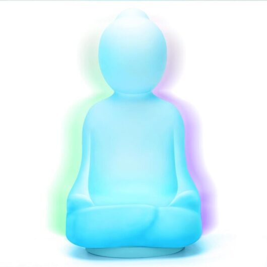 Breathing yoga for mindfulness, guided visual meditation 4-7-8, breathing lamp, relieve stress and anxiety