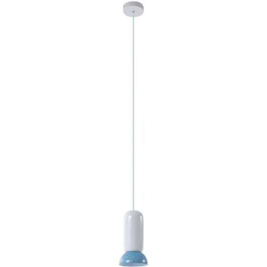 Ceiling Light "Kerimi" dimmable (scandinavian) in White made of Ceramics for e.g. Living Room & Dining Room (1 light source, GU10) from Lindby