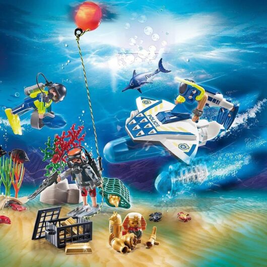 Playmobil City Action Bathing Fun Diving Mission Advent Calendar 70776