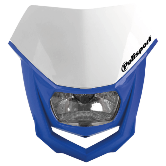 Polisport Halo Universal Front Headlight Unit - Blue/ White