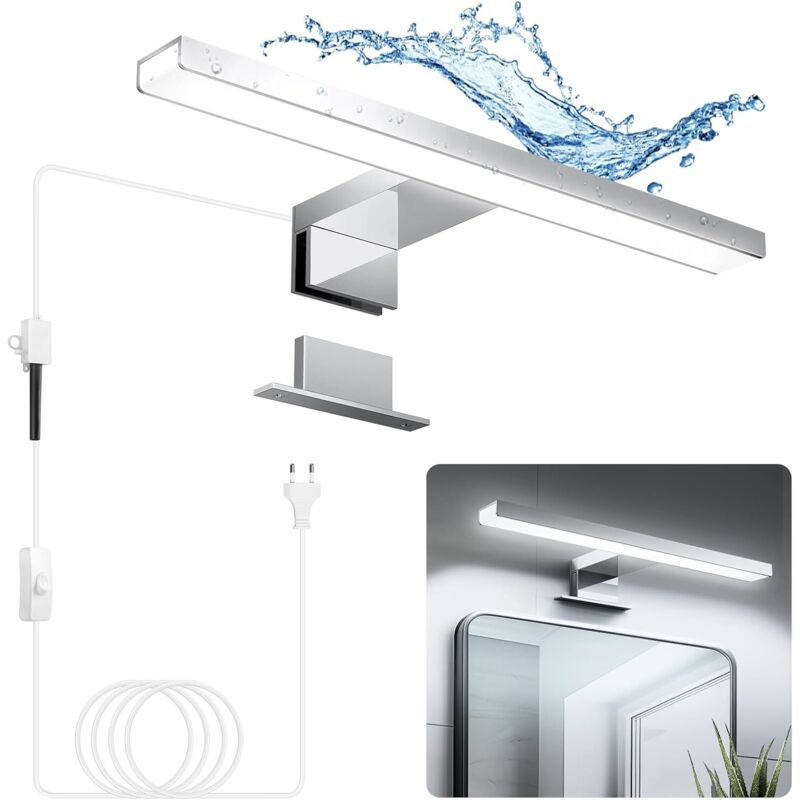 Bathroom Mirror Light 30CM Neutral White 4000K LED 5W 230V 500LM Waterproof IP44 Bathroom Lighting Aluminum Alloy Mirror Lamp