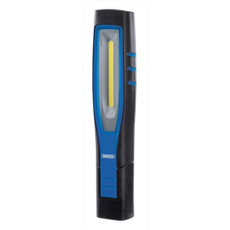 Draper Tools - cob/smd led Rechargeable Inspection Lamp, 7W, 700 Lumens, Blue, 1 x usb Cable, 1 x usb Charger (11758)