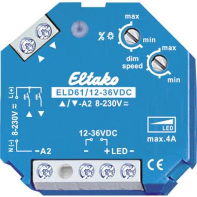 Eltako 61100865 Universal dimmer Suitable for light bulbs: LED bulb Blue