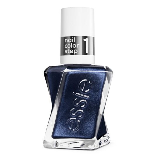 Essie Gel By Gel-Like Nail Polish, Up To 15 Days Of Wear, No Uv Light, Ice Navy, Metallic Blue 13.5ml