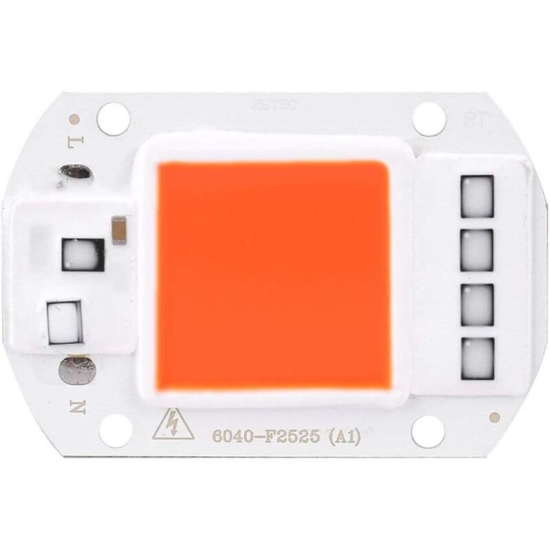 Fdit LED COB Lamp Light AC 220V Light Source for DIY LED Spotlight Floodlight Energy Saving Lamp 50W(Orange)