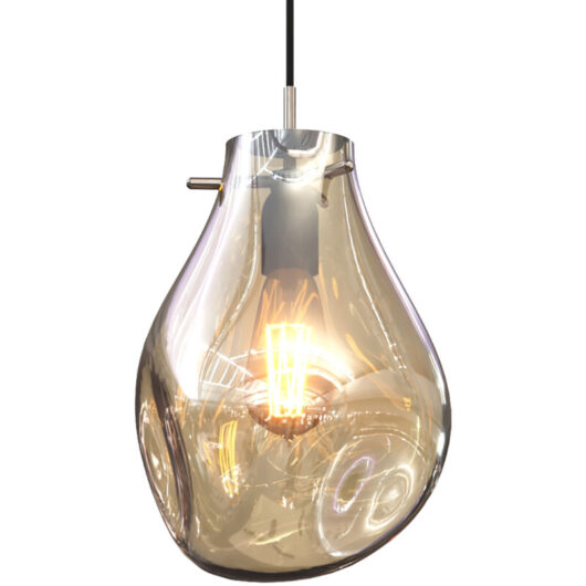 Glass Ceiling Lamp - Design Pendant Lamp - Vera Amber