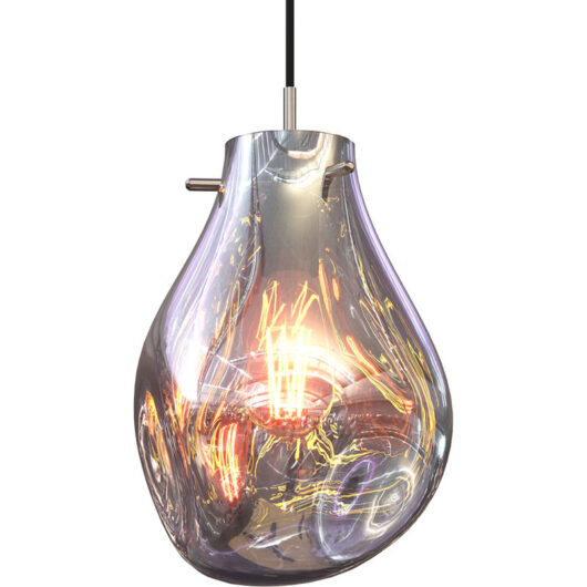 Glass Ceiling Lamp - Design Pendant Lamp - Vera Silver