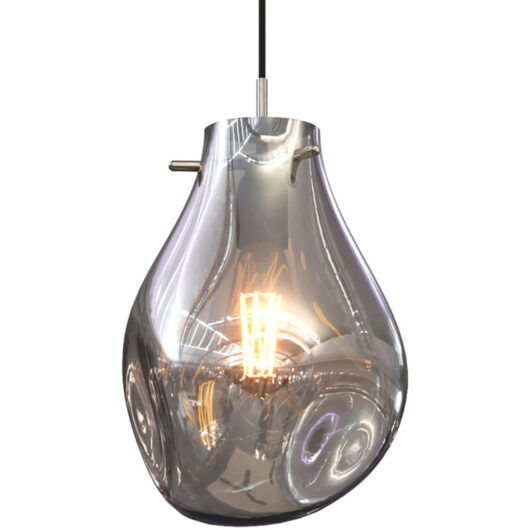 Glass Ceiling Lamp - Design Pendant Lamp - Vera Smoke