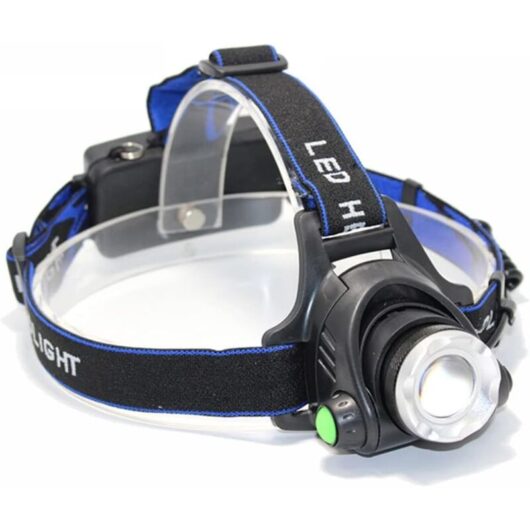 Gotrays - Rechargeable led Headlamp, 8000 Lumens T6/L2 led Headlamp 3 Modes Zoomable Headlamp Waterproof Headlamp Flashlight Head Lamp