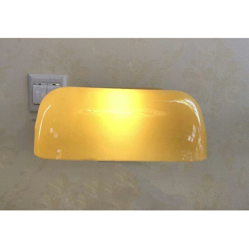 Gotrays - Replacement Lamp Shade for Banker's Lamp, Table Lamp, Glass Shade, Multicolor, Replacement Glass Shade for Desk Lamp Yellow