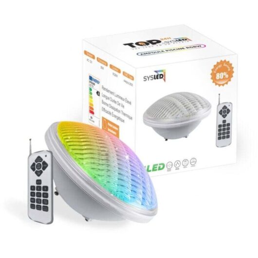 Ikodm - PAR56 led Pool Lamp Bulb rgb Color 18W with 441 LEDs - RWEpool Lighting