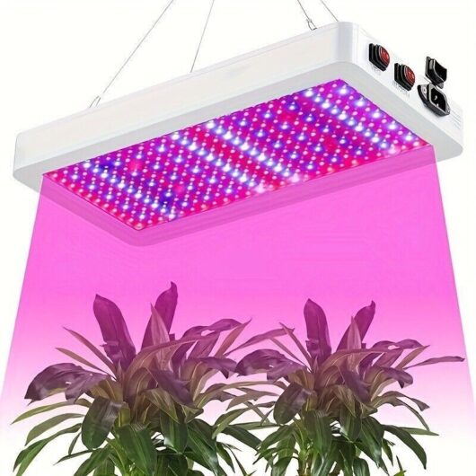 LED Plant Light, Indoor LED Plant Light Parts, 1000W/216 LED Full Spectrum Grow Lights for Vegetables and Flowers Indoor Plants with String