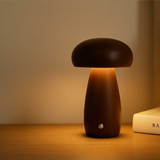 LED Rechargeable Mushroom Light - 2 Sizes & 2 Colours | Wowcher