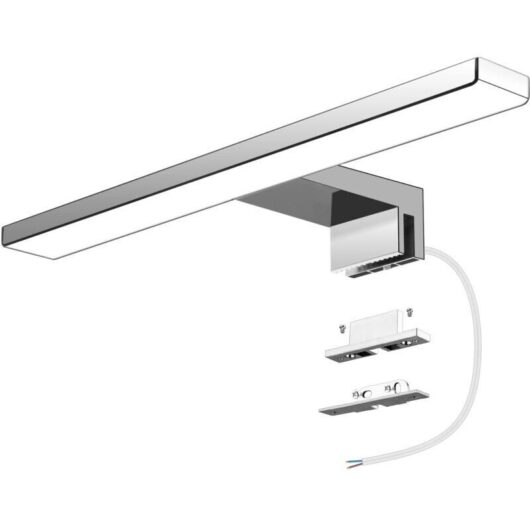 Led Bathroom Mirror Lights, 6W, 600 Lumens, Bathroom Light 30cm, Cool White 6000K, IP44 Waterproof Bathroom Wall Light for Mirror, No Flickering