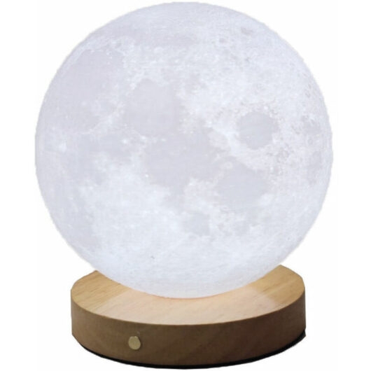 Light therapy lamp, solar lamp with 3 color temperatures, 8 brightness levels (round)
