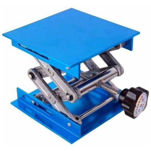 Linghhang - Laboratory Alumina Lift Table (4'), 4x4', Max Load 10kg, Lab Jack for Lifting Chemical Instruments