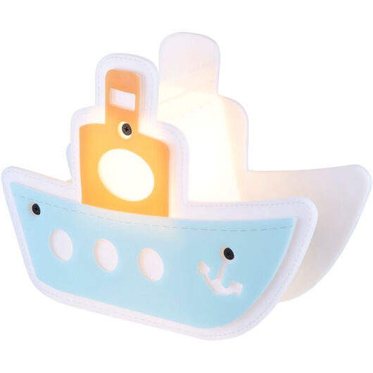 Litecraft - Glow Boat Table Lamp led Children's Bedside Lighting - Multicolour