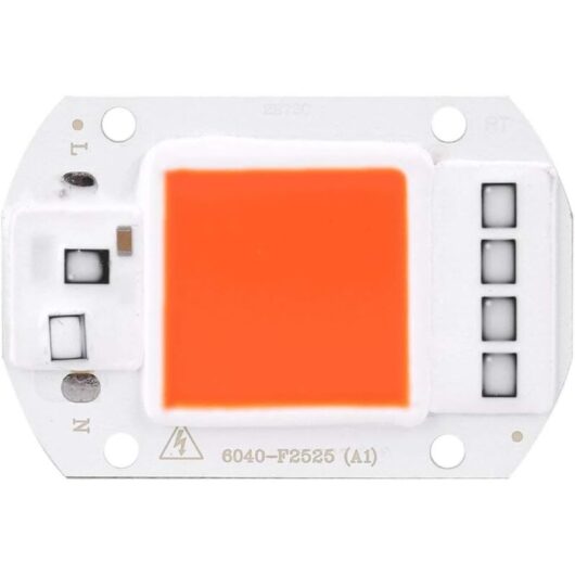 Memkey - Fdit led cob Lamp Light ac 220V Light Source for diy led Spotlight Floodlight Energy Saving Lamp 50W (Orange)