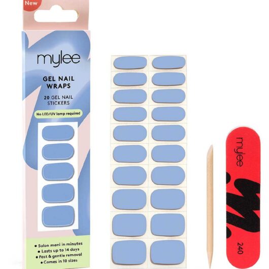 Mylee Gel Nail Wraps Once In A Blue Moon 20Pcs