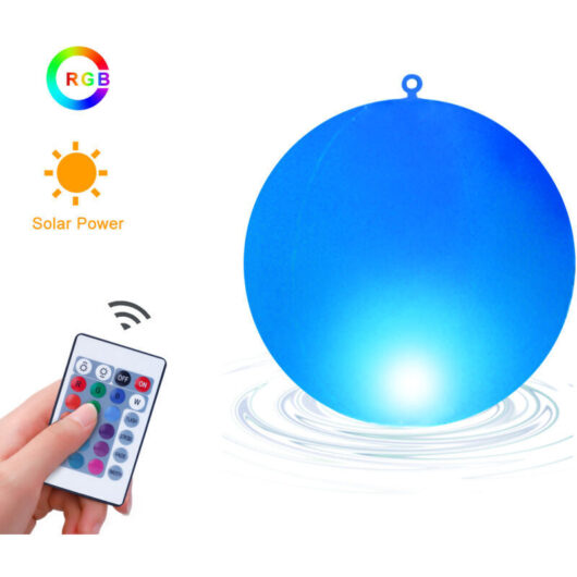 Never used] Solar Light Outdoor, led Solar Outdoor Light Ball IP68 Waterproof Floating Lamp for Color Changing Solar Light Outdoor Party Decoration