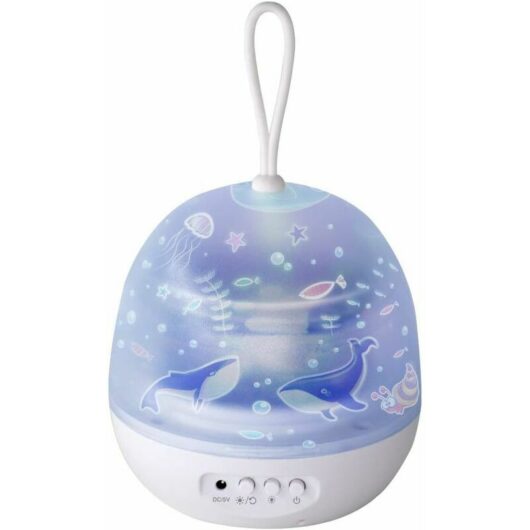 Night Light Projection Lamp Universe Star Projector Night Light 360 Degree Rotation Colorful Sea World Light Gifts for for Kids