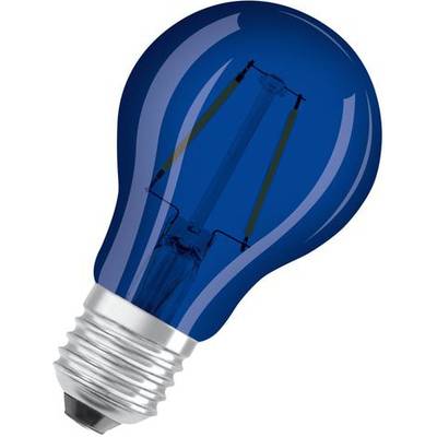 OSRAM 4058075434004 LED (monochrome) EEC G (A - G) E-27 Pear shape 2.5 W = 4 W Blue (Ø x L) 60 mm x 105 mm 1 pc(s)