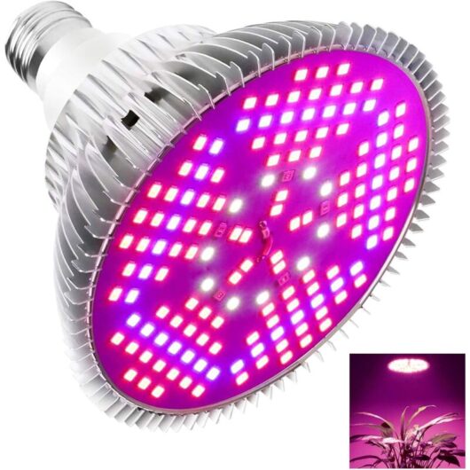 Plant Lamp, 100W E27 led Full Spectrum Plant Growth Light, Horticultural Lamp, for Plants with Flowers and Vegetables Indoor/Greenhouse/Garden