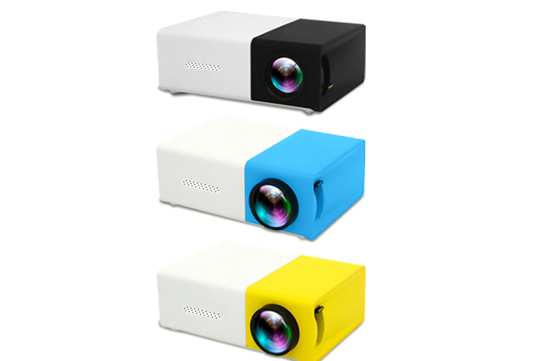 Portable Mini LED Home Projector - Screen Upgrade Option! | Wowcher