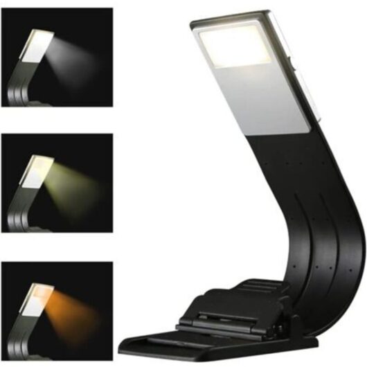 Reading Lamp LED Book Light, 3 Colors Reading Lamp Book Lamp Bedside Reading Light Flexible Desk Lamp Perfect for Reading LED Reading Light