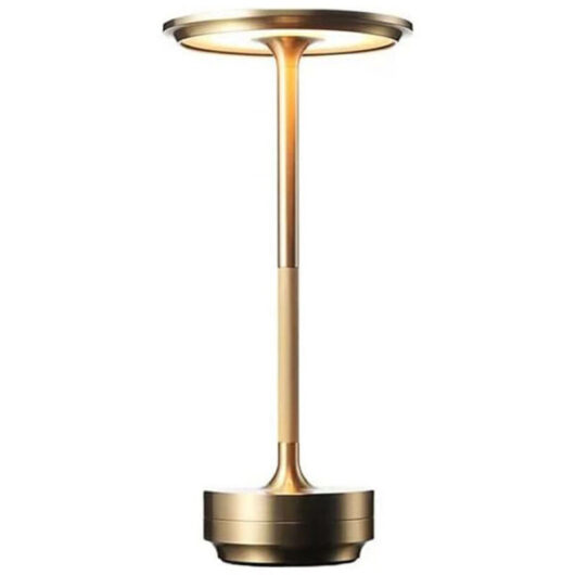 Rechargeable wireless LED table lamp, continuously dimmable, outdoor table lamp