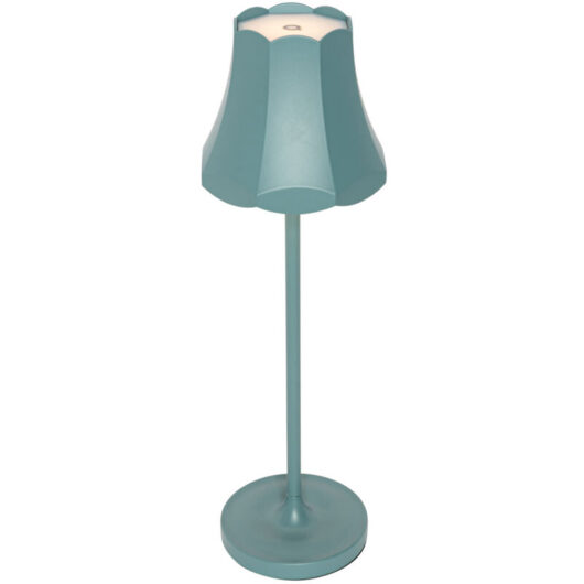 Retro Table Lamp Mineral Blue Rechargeable IP44 - Granny